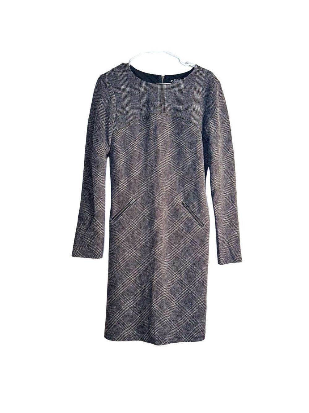PERUVIAN CONNECTION Wool Long Sleeve Dress